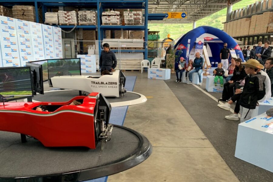 2 Professional F1 Simulators and Lots of Thrills at the TopHaus Construction Fair