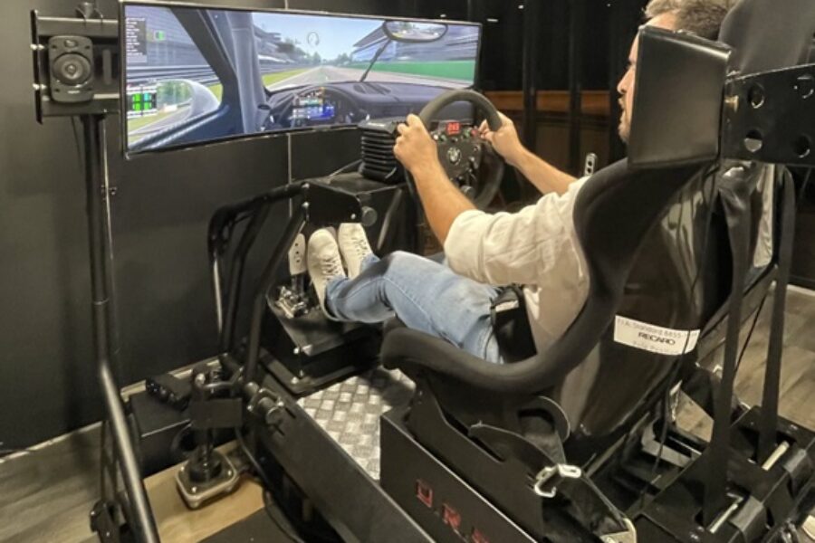 Gran Turismo and Kart simulators at the Bardolino Porsche Classic