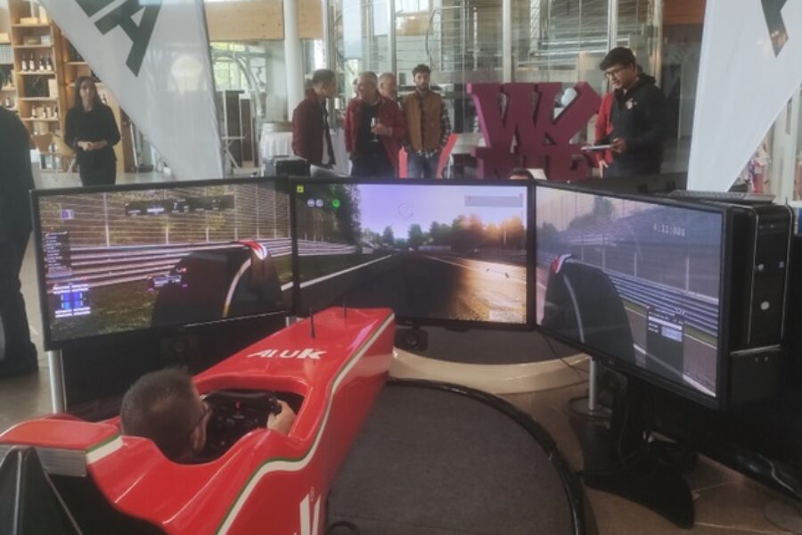 Doppio Simulatore F1 con AluK alla Cantina Monteci di Pescantina
