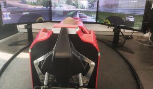 Postazione Simulatore F1 Fbrand - Sedile e Schermo