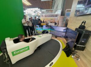 Europecar con il Simulatore Formula E Fbrand alla Fiera TTG Rimini
