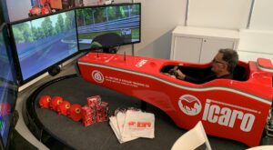 Simulatore Formula 1 Icaro Machinery - Fiera BAUMA 2022