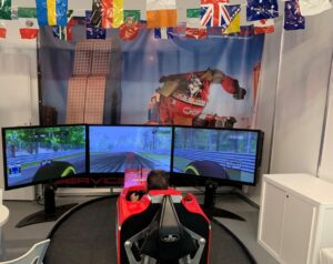 Stand BAUMA 2022 - F1 Simulator Icaro Machinery