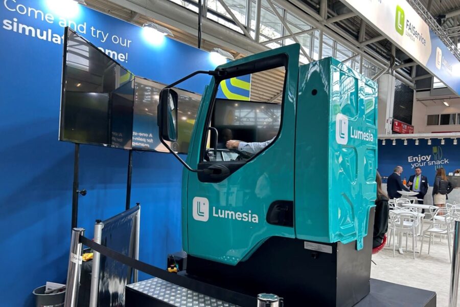 FAI Service Lumesia in Fiera con il Simulatore Camion