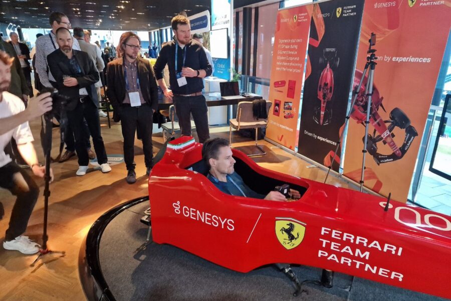 Simulatore F1 Professionale ad Amstedam per il G-Summit Genesys