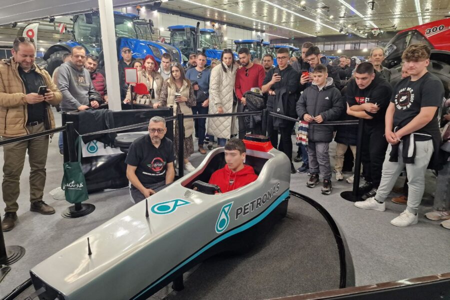 Il Simulatore F1 Petronas torna alla Fiera Agrotica Salonicco