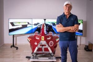 Alberto Marolda Masseria Margagnano with F1 Simulator Fbrand