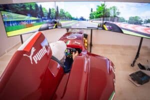 Driving position Formula 1 Fbrand Margagnano Farmhouse
