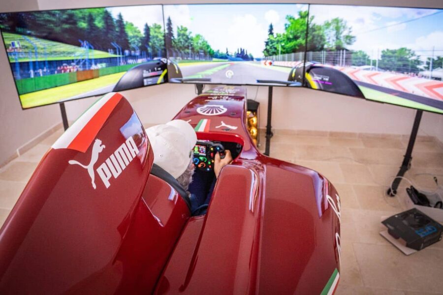 Un simulador de F1 dará la bienvenida a los visitantes de Masseria Margagnano.