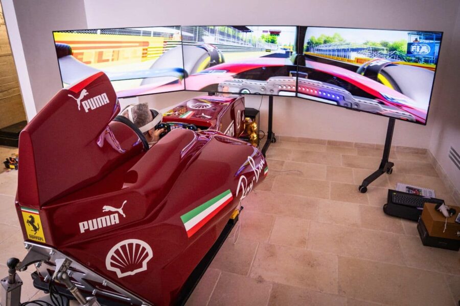 Un simulador de F1 dará la bienvenida a los visitantes de Masseria Margagnano.