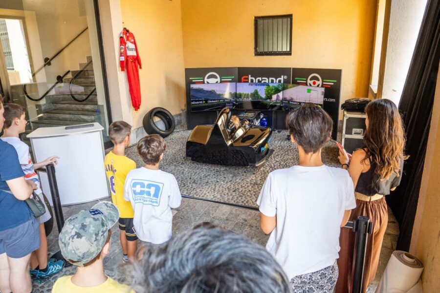 Simulatore F1 al Fuori GP di Monza 2026 con PopUp Village